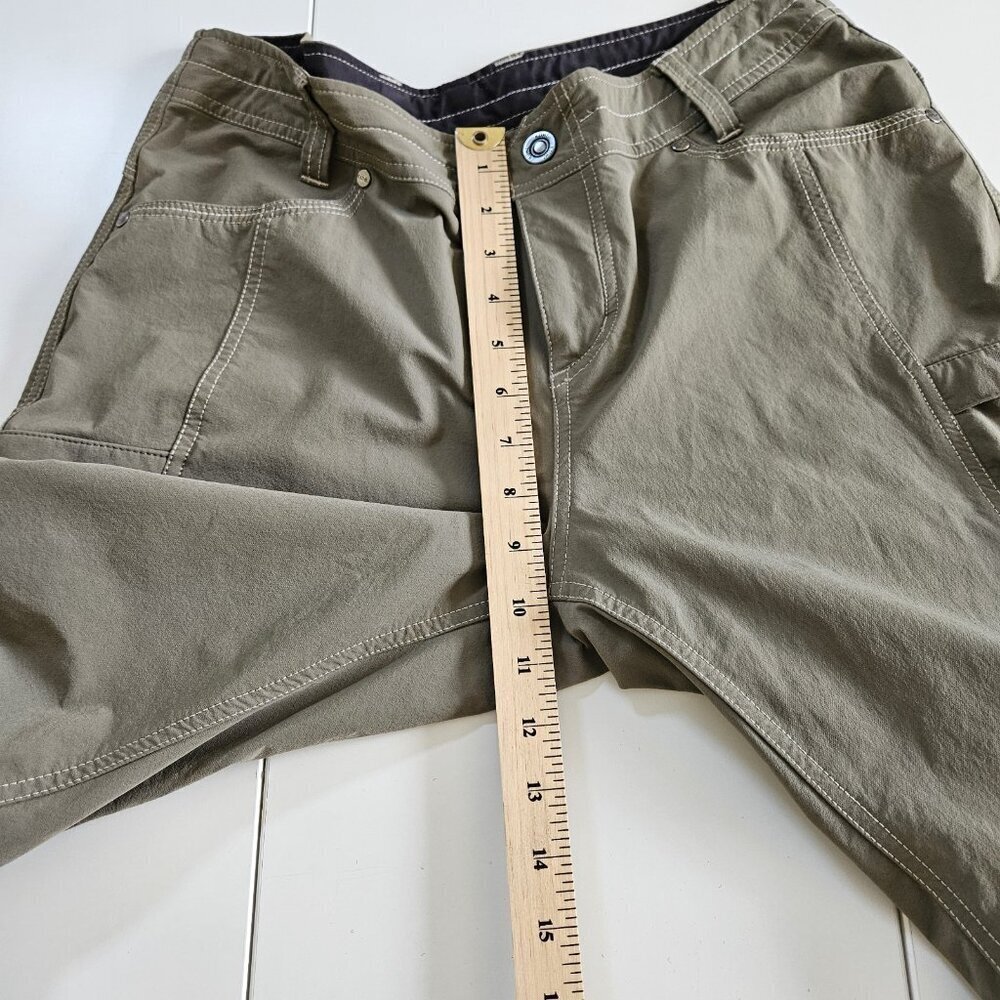 Kuhl Convertible Pants Womens 12 Regular Olive Khaki Anika Softshell Outdoors - Picture 6 of 16